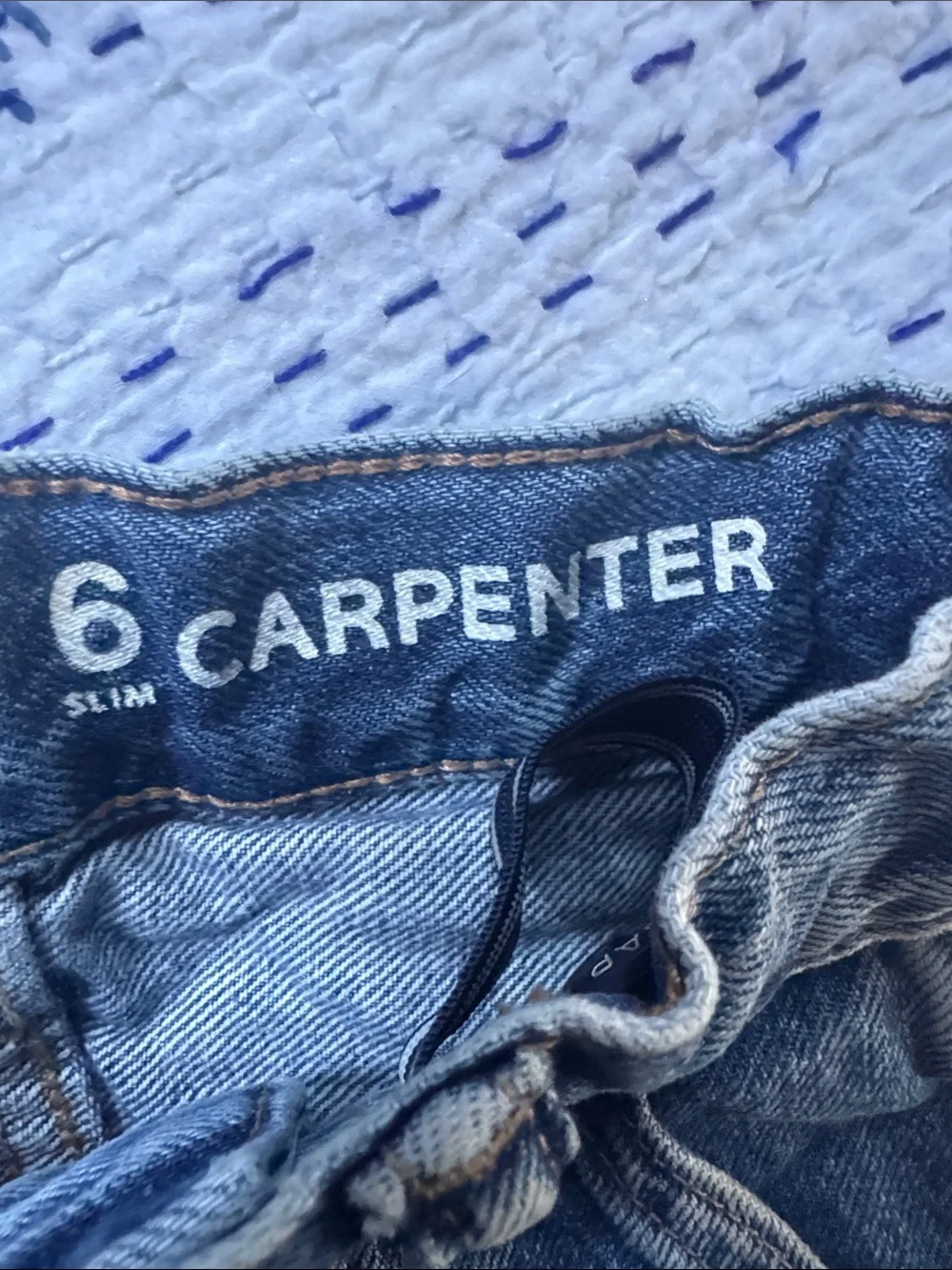 GAP Carpenter Slim Jeans - Light Blue Wash